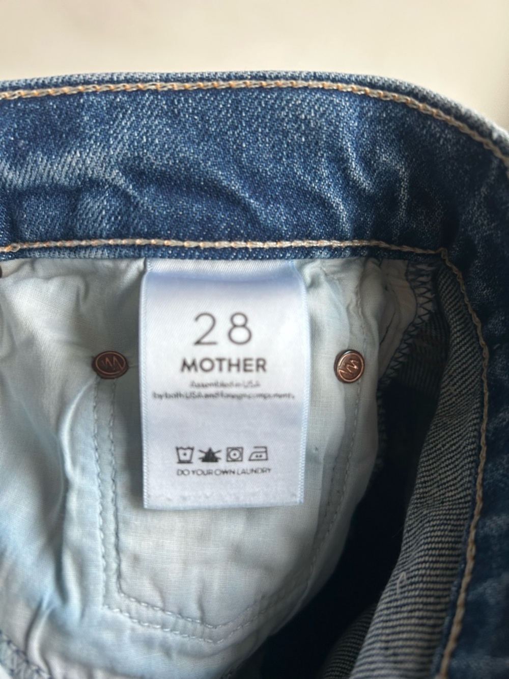 Mother Denim The Tripper, Be Careful What You Pray For Size 28 great condition! - Picture 10 of 10